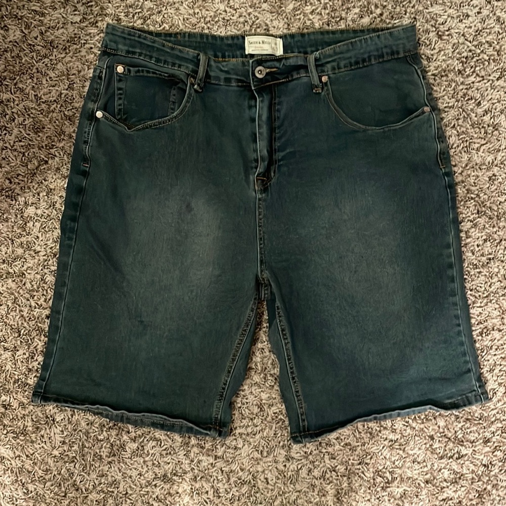 Smith and Mills Denim Shorts, Size 40W